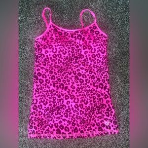 Justice Girls cheetah tank top